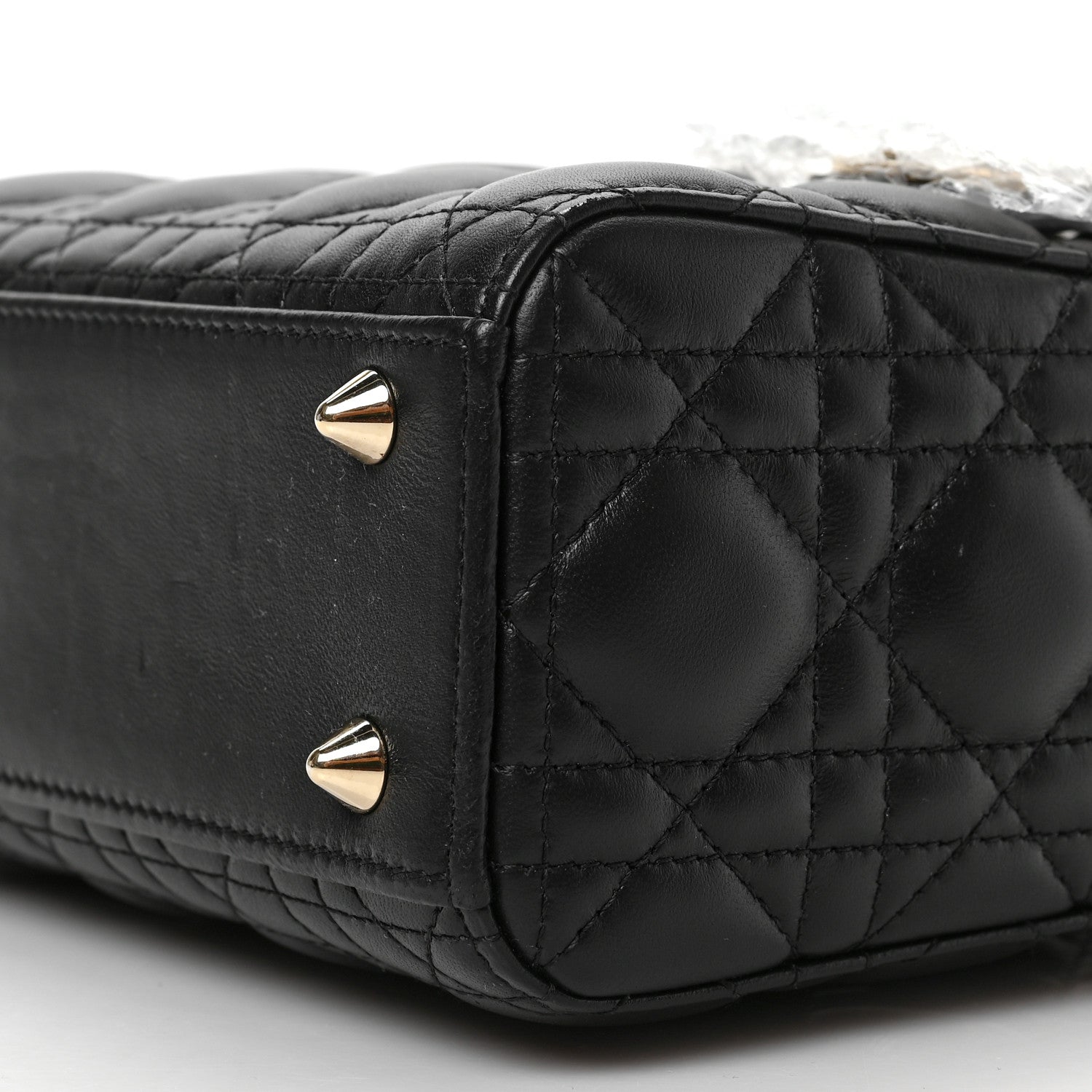 Christian Dior Lambskin Cannage Small My ABCDior Lady Dior Black 8 of 8