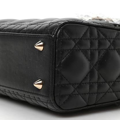 Christian Dior Lambskin Cannage Small My ABCDior Lady Dior Black 8 of 8
