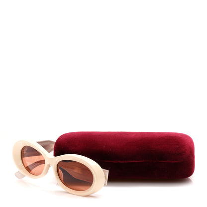 Gucci Acetate Oval Frame GG1527S Sunglasses Beige 8 of 8