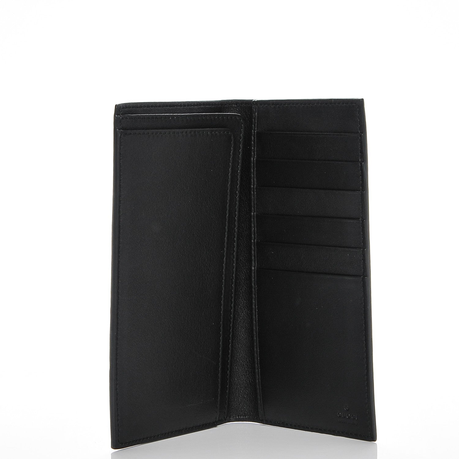 Gucci Guccissima Margaux Calfskin Avel Wallet Black 5 of 6