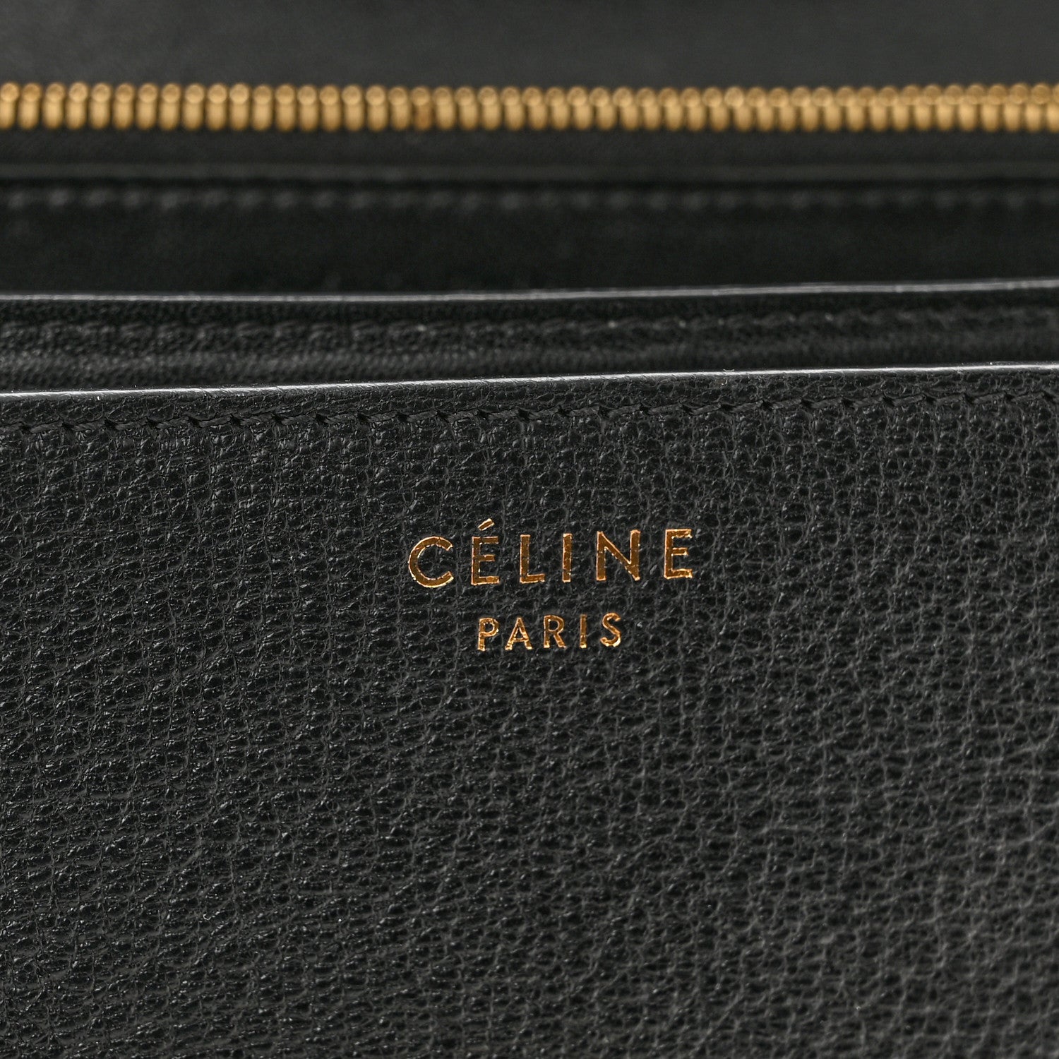 Celine Goatskin Medium Classic Box Flap Bag Black 6 of 10