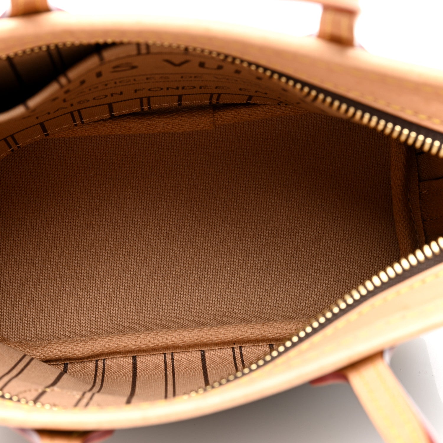 Louis Vuitton Monogram Neverfull BB Beige 5 of 9