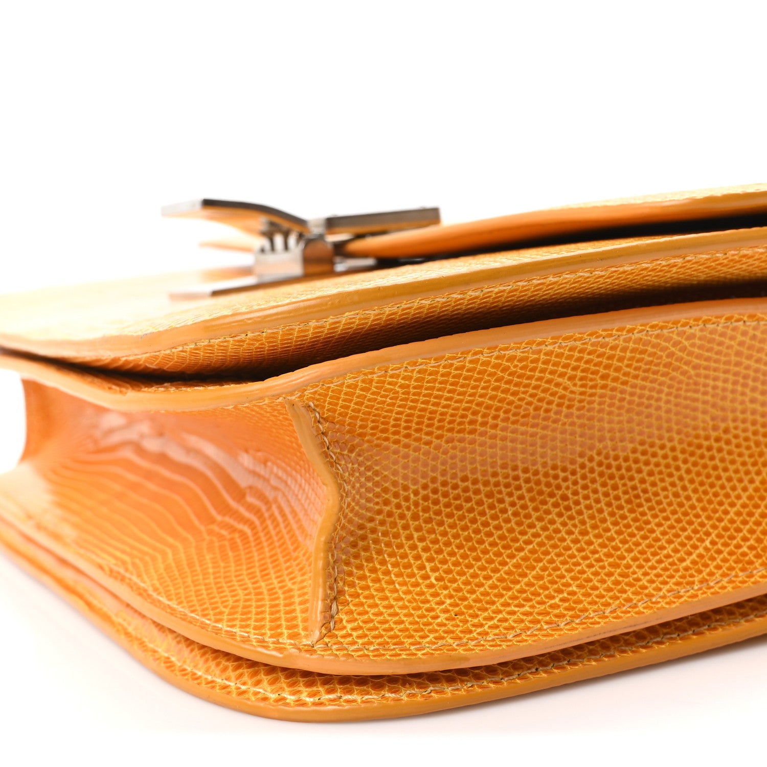 Celine Lizard Medium Classic Box Flap Bag Imperial 9 of 9