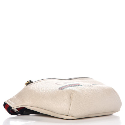 Gucci Grained Calfskin Small Logo Belt Bag White 4 of 7