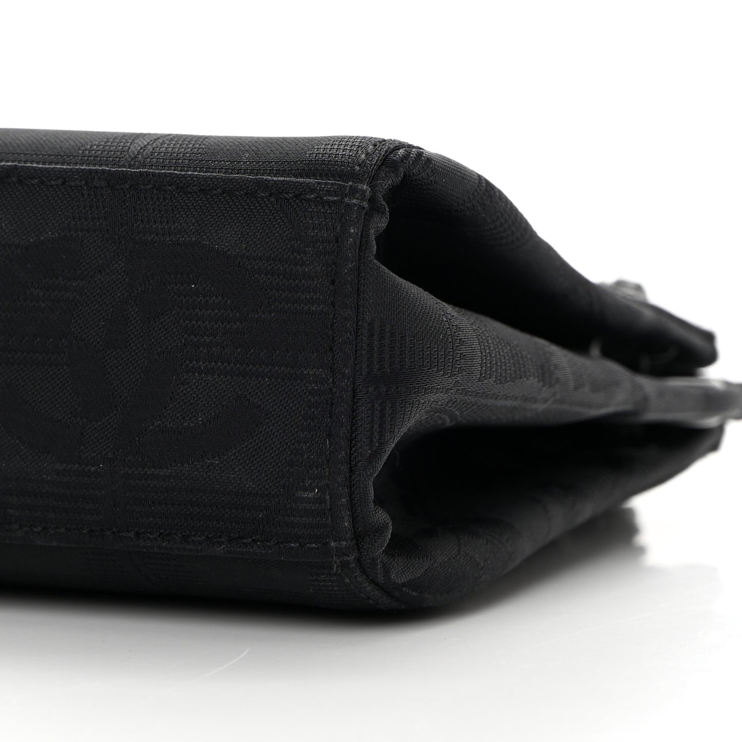 Nylon Mini Travel Accordion Flap Black
