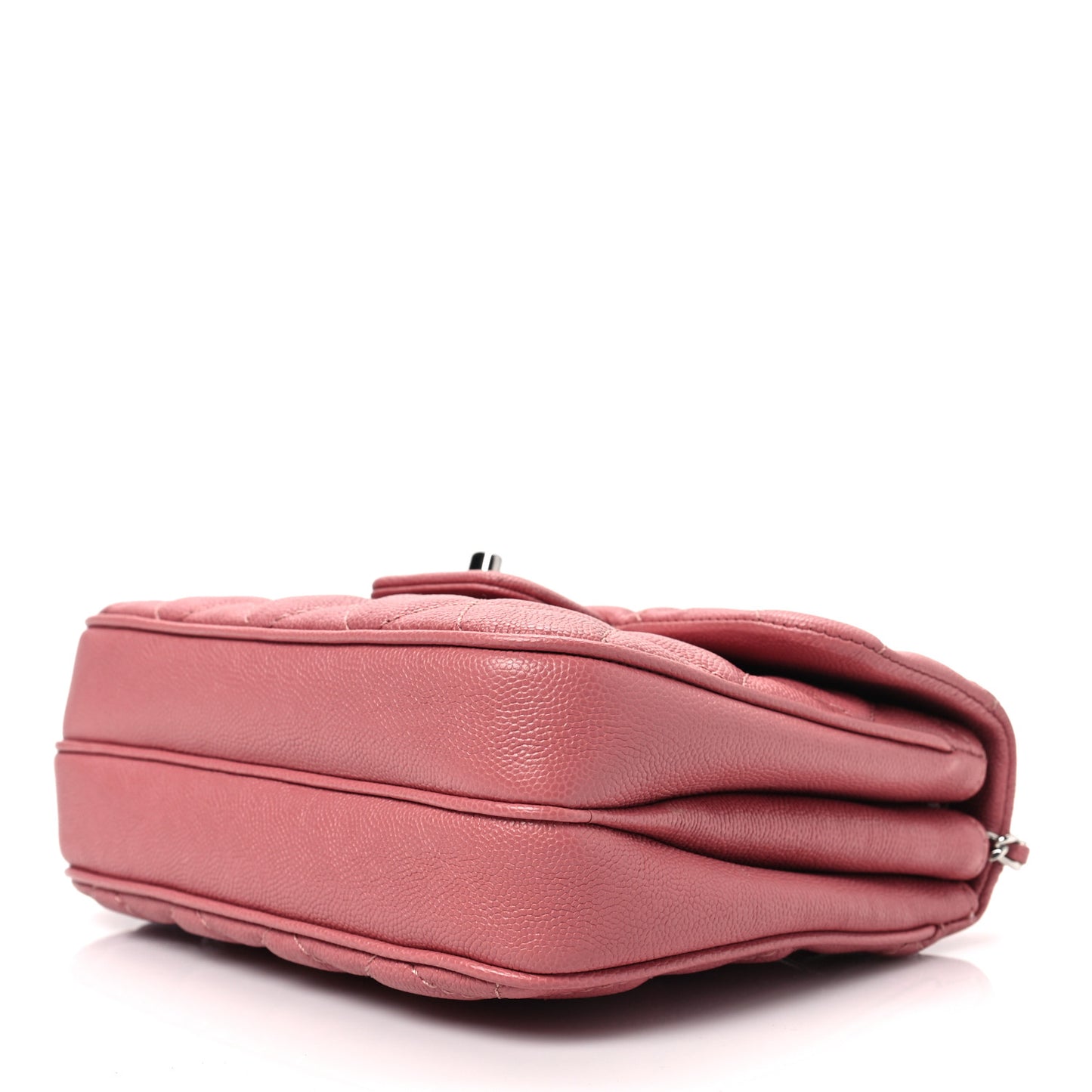 Caviar Quilted Small Urban Companion Flap Pink