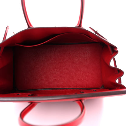 Hermes Epsom Birkin 30 Rouge Casaque 5 of 12