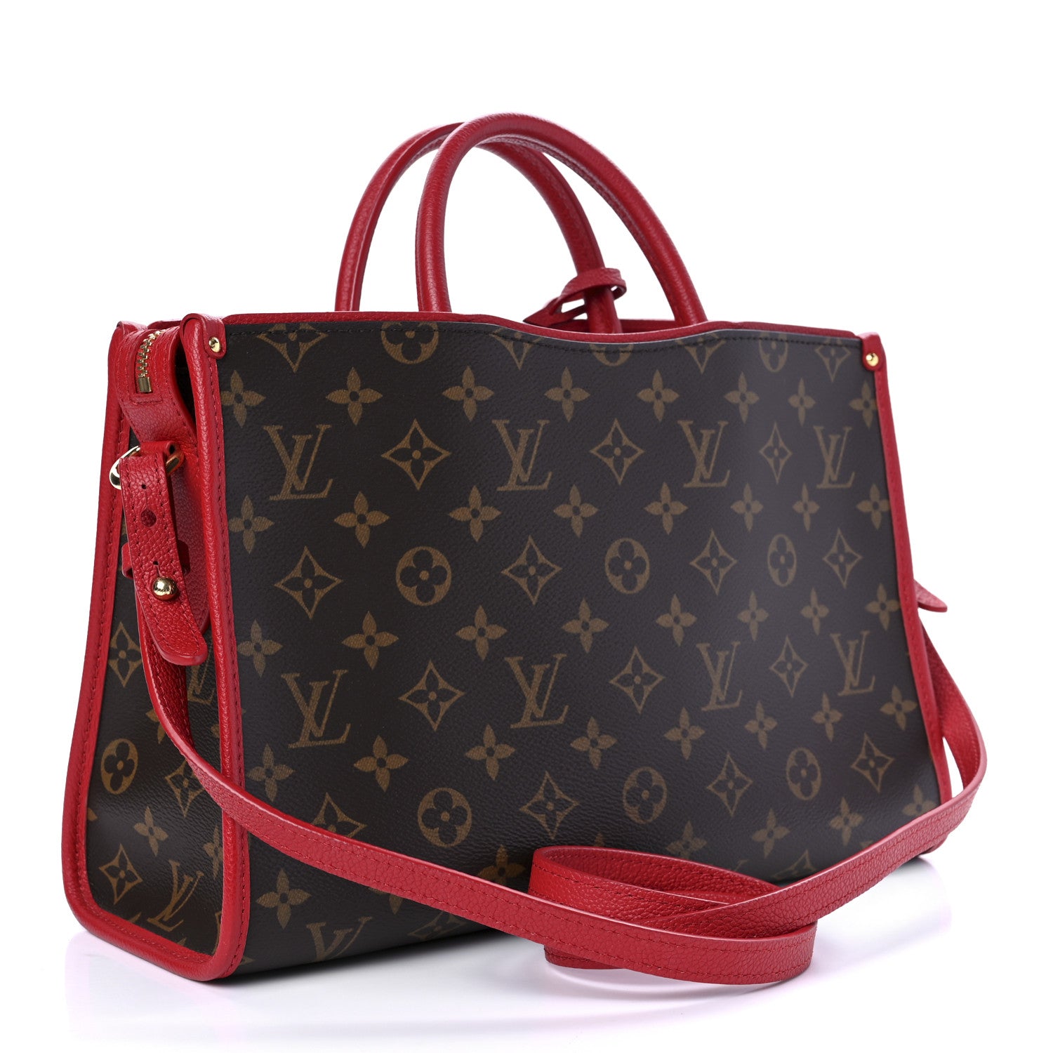Louis Vuitton Monogram Popincourt PM Red 3 of 10