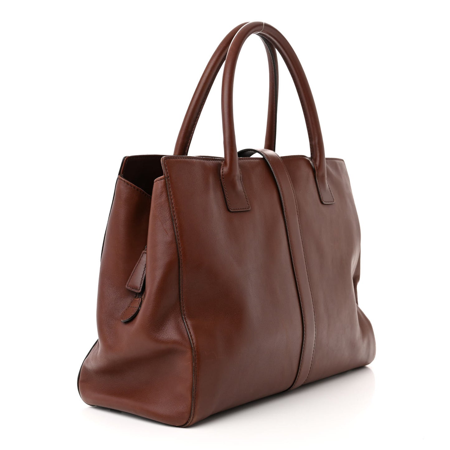 Calfskin CC Tote Brown