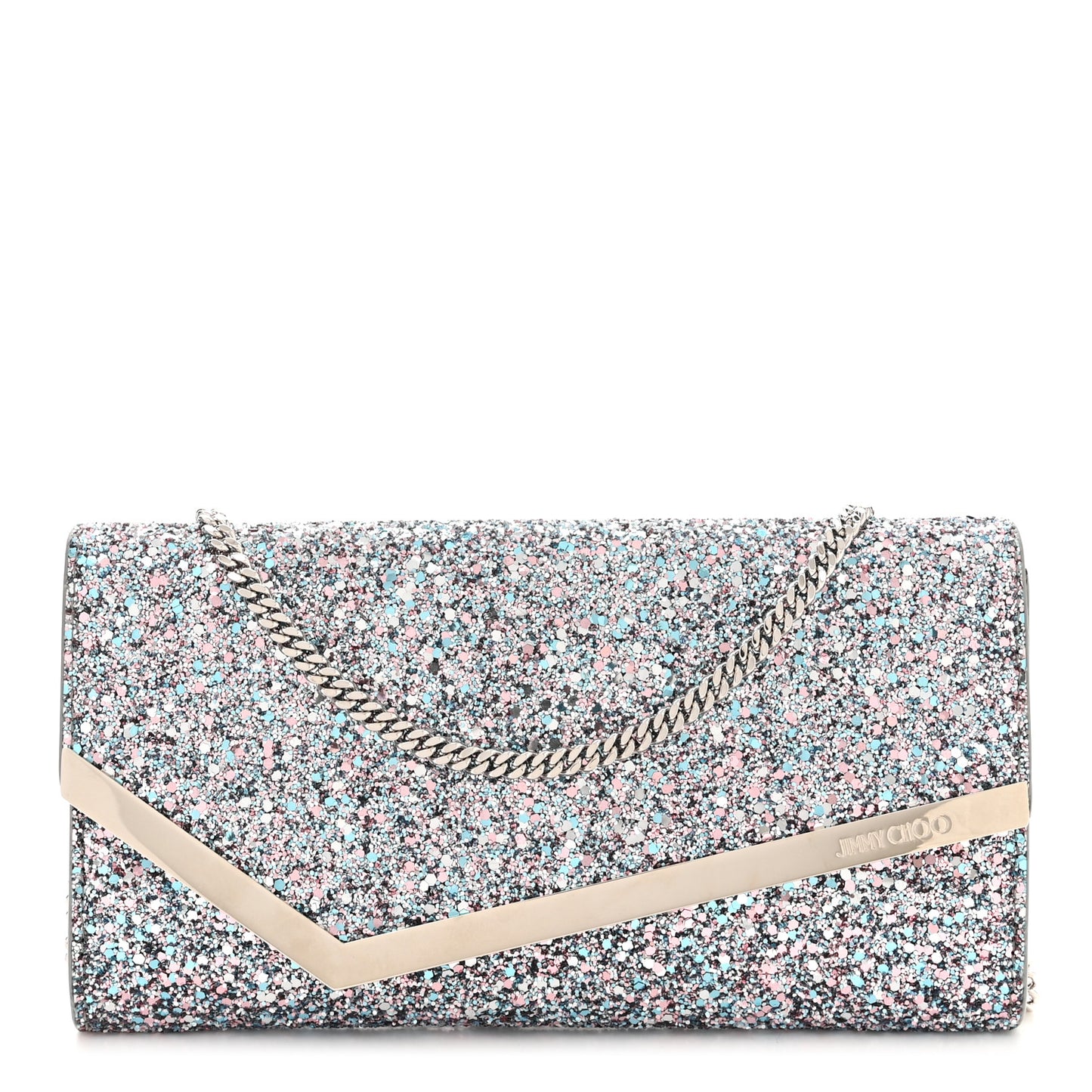 Glitter Emmie Clutch Bubblegum Mix