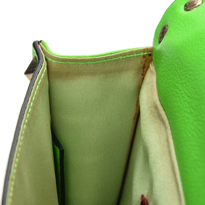 Valentino Garavani Vitello Rockstud Top Handle Crossbody Bag Green Fluo 15 of 15