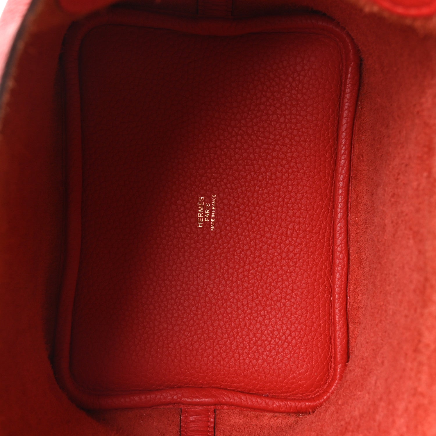 Hermes Taurillon Clemence Picotin Lock 18 PM Rouge Tomate 5 of 10
