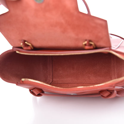 Celine Grained Calfskin Nano Belt Bag Terracotta 5 of 9