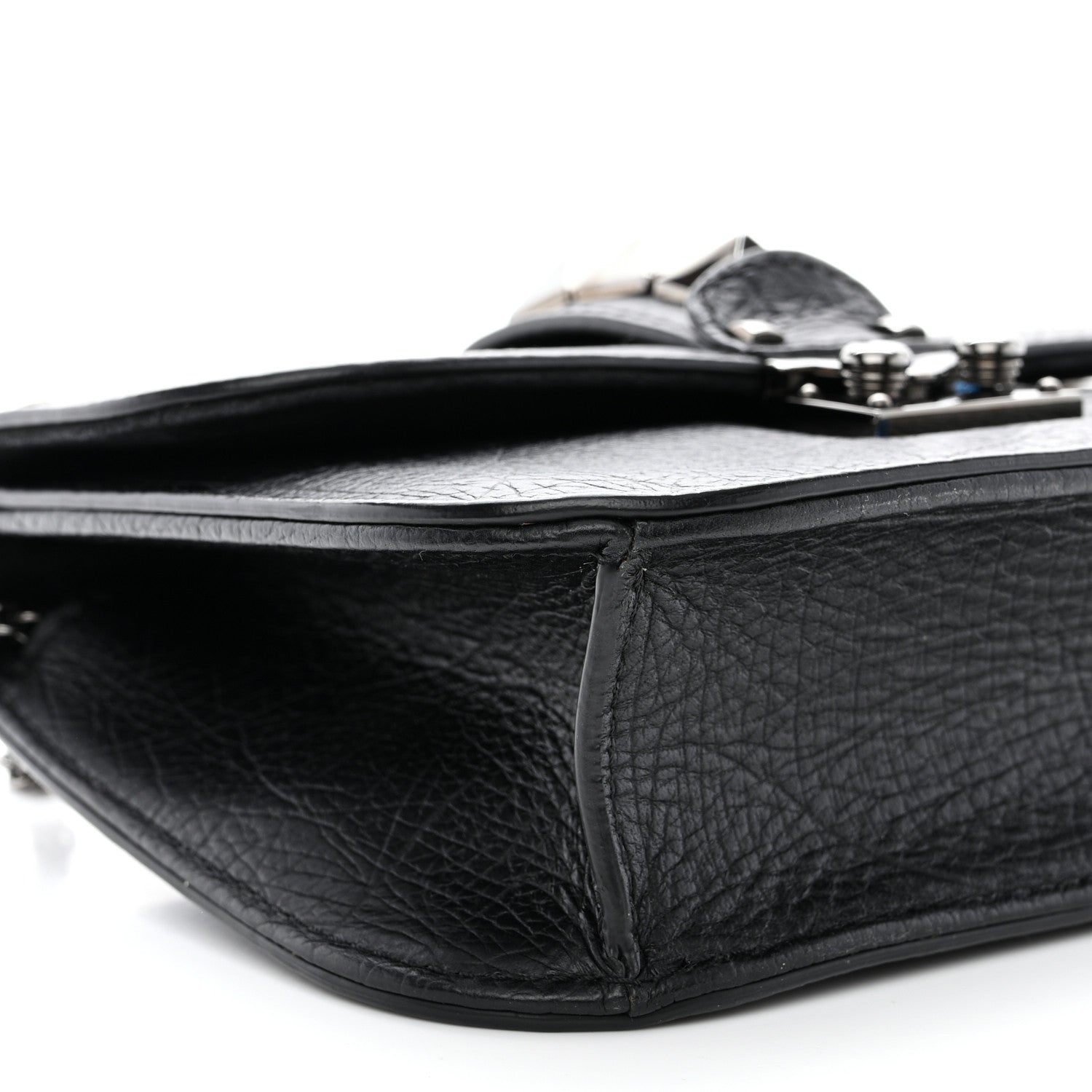 Valentino Garavani Vitello Small Glam Lock Rockstud Flap Black 8 of 9