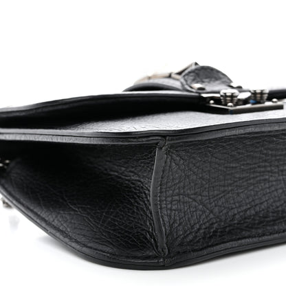 Valentino Garavani Vitello Small Glam Lock Rockstud Flap Black 8 of 9