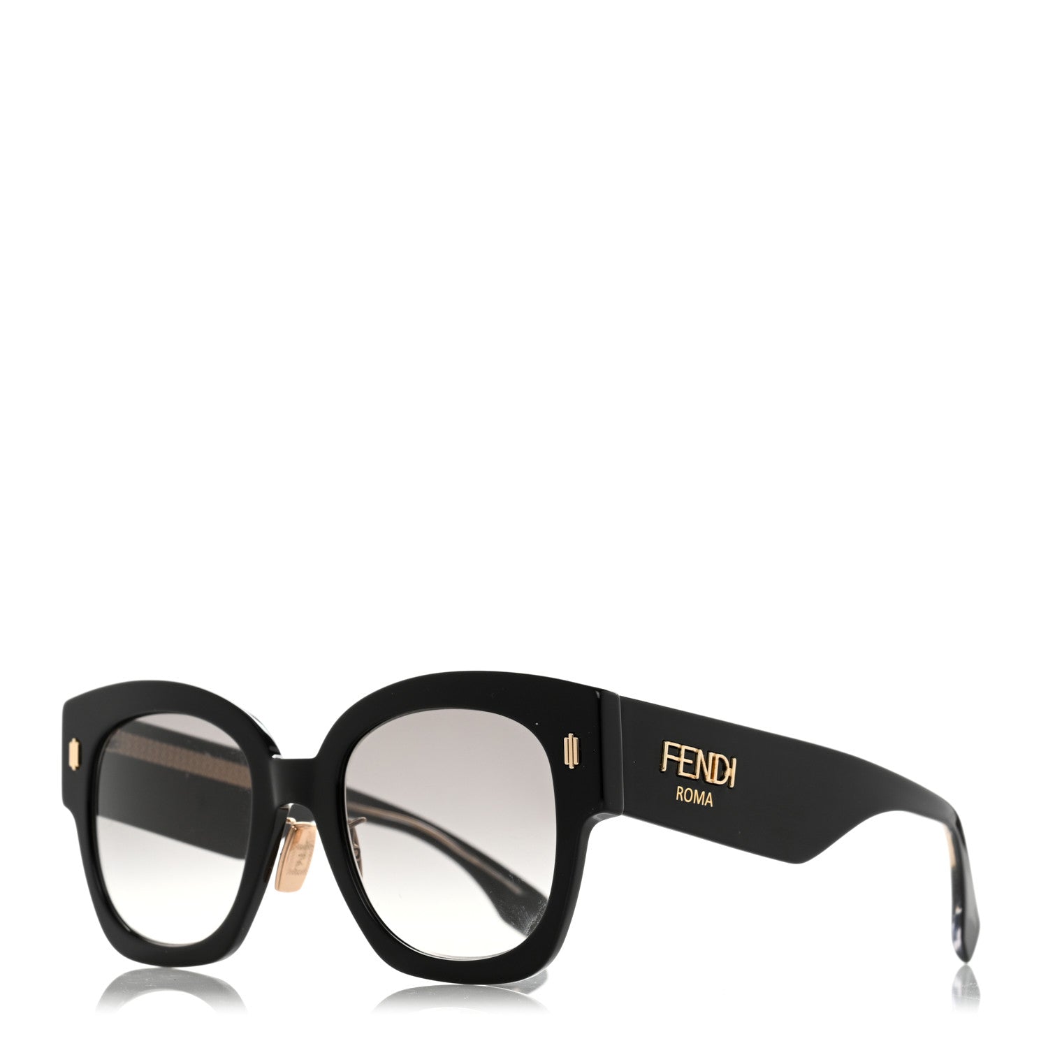 Fendi Acetate Sunglasses FF 0458/G/S Black 1 of 8