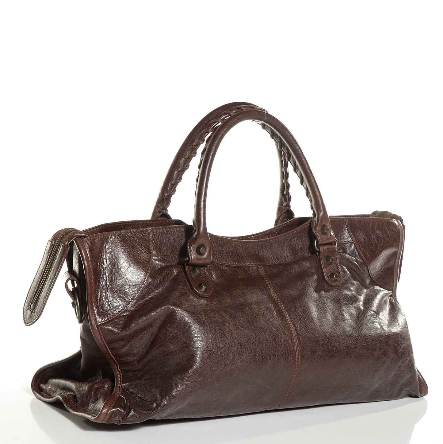 Agneau Classic Hardware Part Time Cigare Fonce