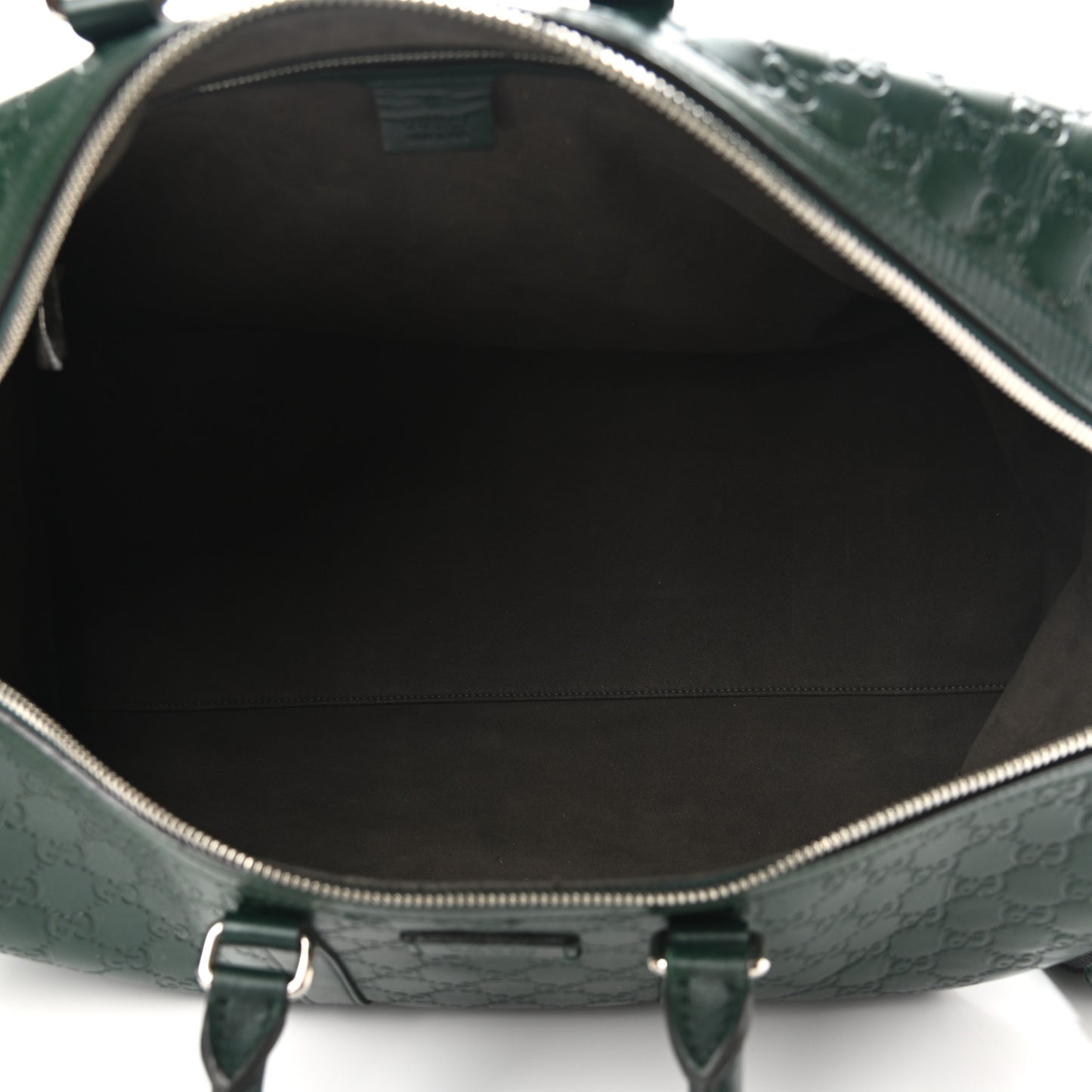 Guccissima Signature Medium Duffle Green