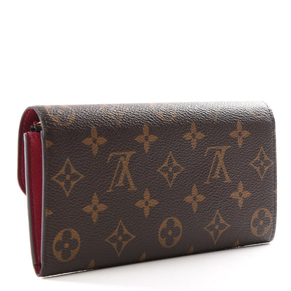 Louis Vuitton Monogram Emilie Wallet Fuchsia 2 of 10