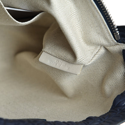 Loewe Calfskin Embossed Repeat T Pouch Navy 6 of 9