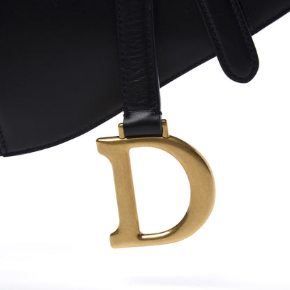 Christian Dior Calfskin Saddle Bag Black 9 of 10