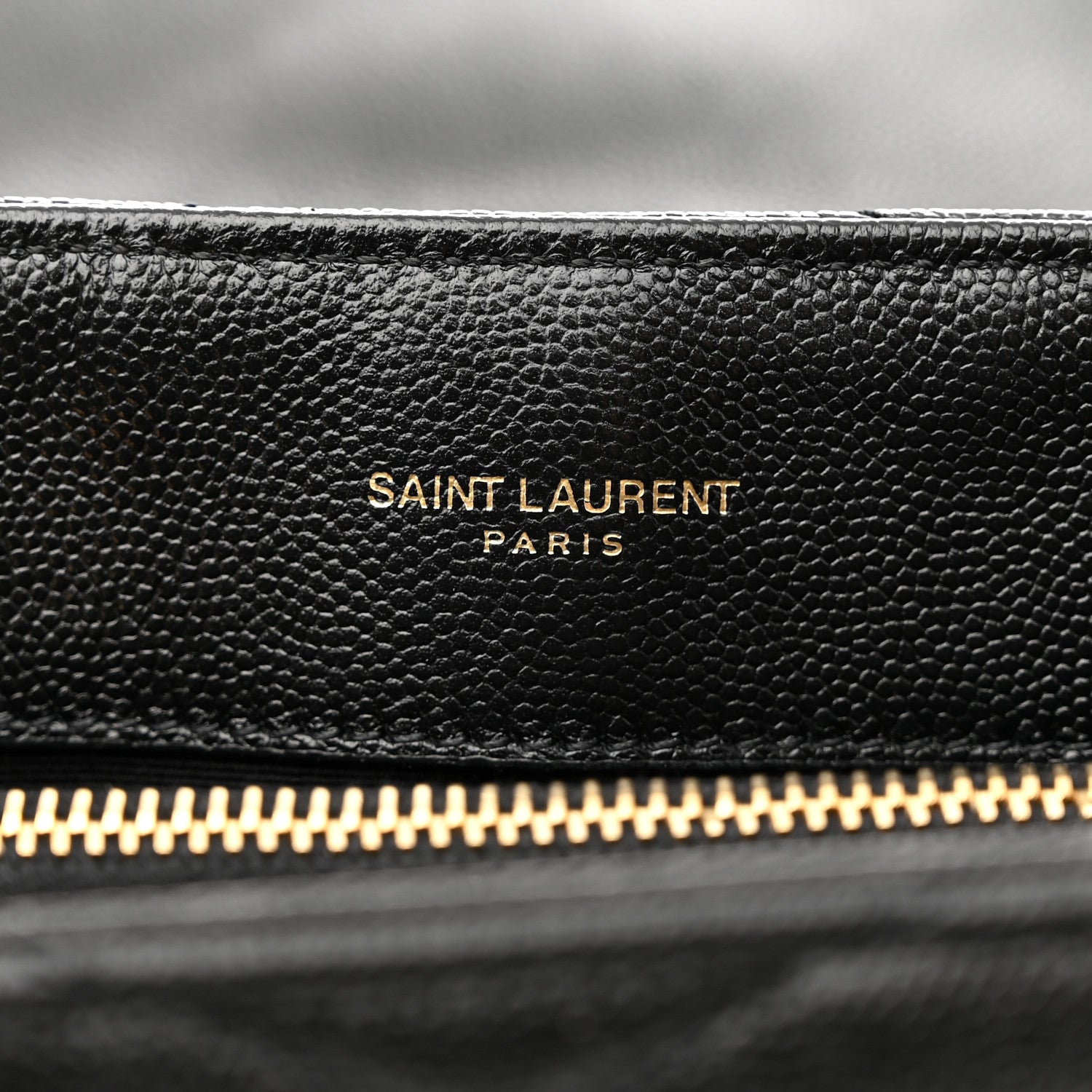 Saint Laurent Grain de Poudre Calfskin Y Quilted Monogram Small Loulou Chain Satchel Black 6 of 11