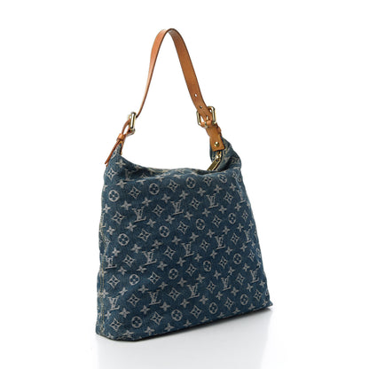 Louis Vuitton Denim Baggy GM Blue 3 of 10