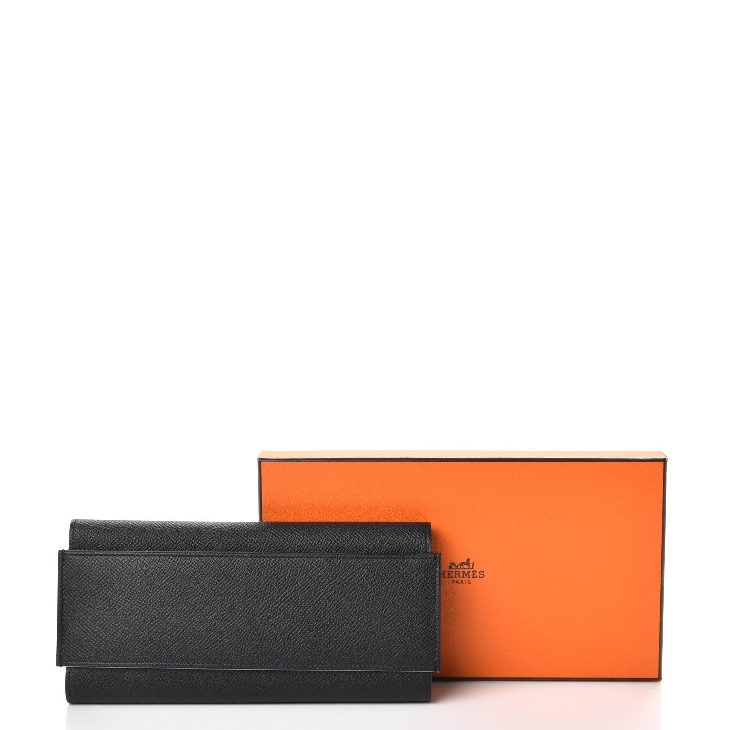 Hermes Epsom Passant Long Wallet Black 12 of 12