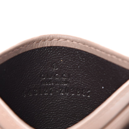 Gucci Calfskin Matelasse GG Marmont Card Holder Porcelain Rose 5 of 7