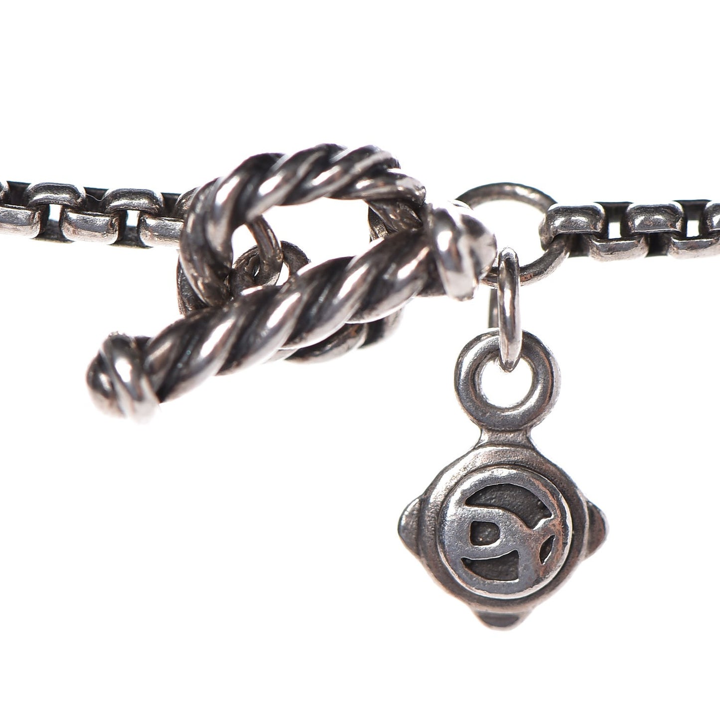 Sterling Silver Pearl 7.5mm Bijoux Chain Necklace