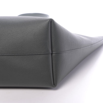Saint Laurent Calfskin Large Shopping Tote Dark Green 12 of 12