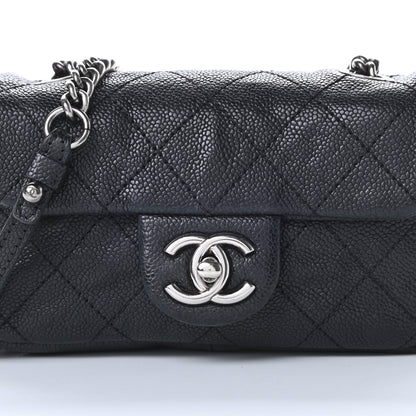 Chanel Caviar Quilted Mini Simply CC Flap Black 8 of 12