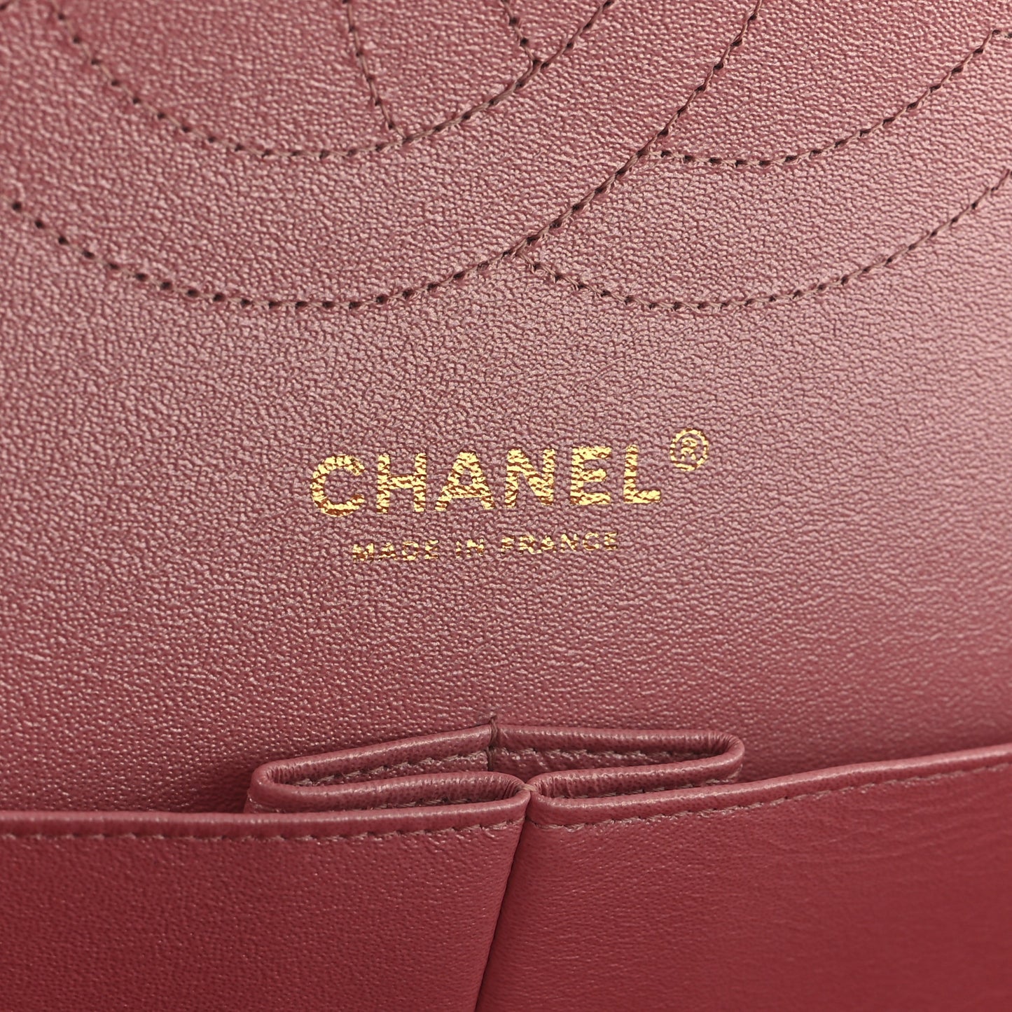 Iridescent Caviar Quilted Jumbo Double Flap Rose Pink