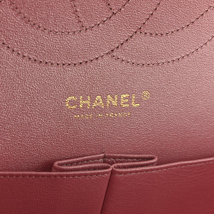 Chanel Iridescent Caviar Quilted Jumbo Double Flap Rose Pink 6 of 12