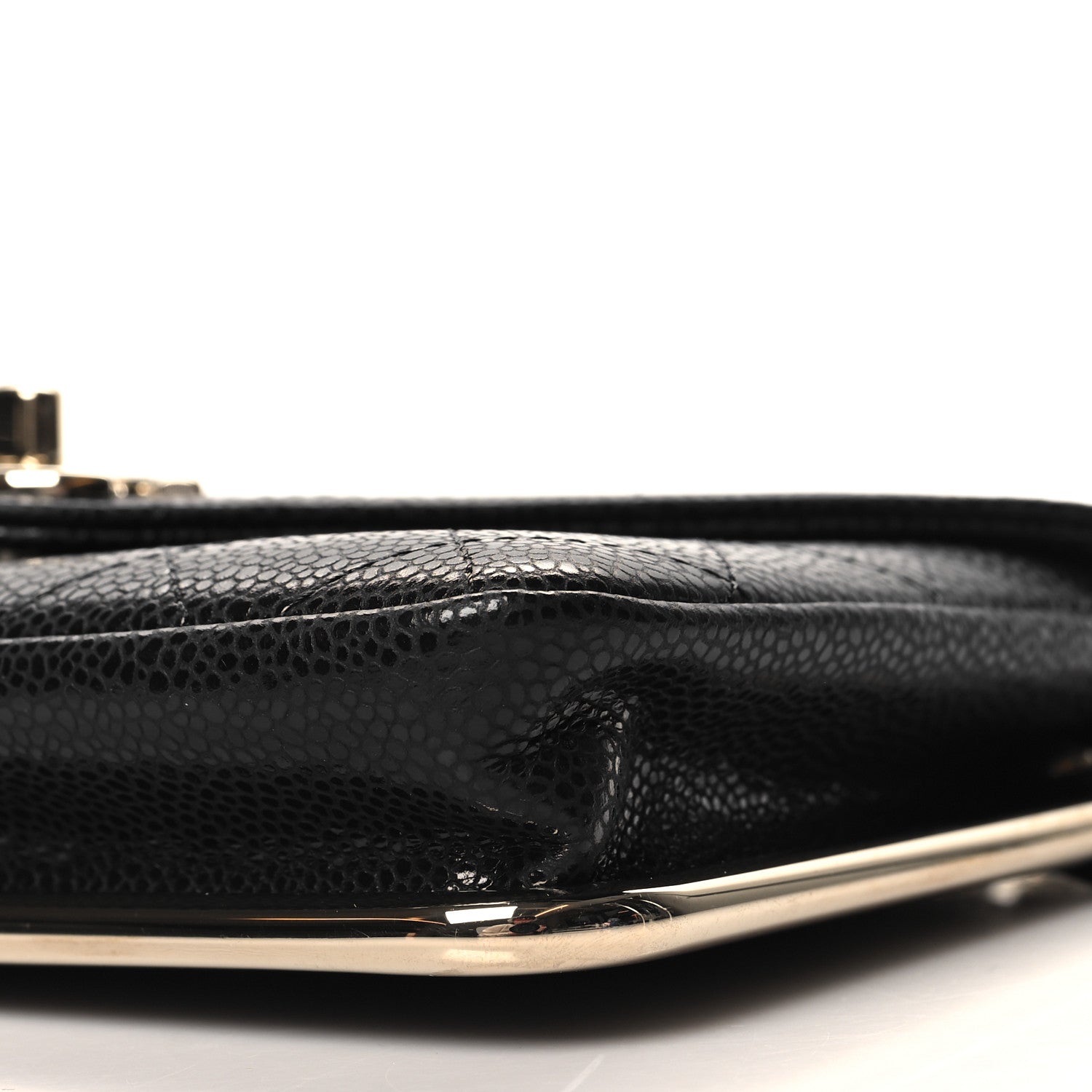 Chanel Caviar Envelope Wallet On Chain WOC Black 10 of 11
