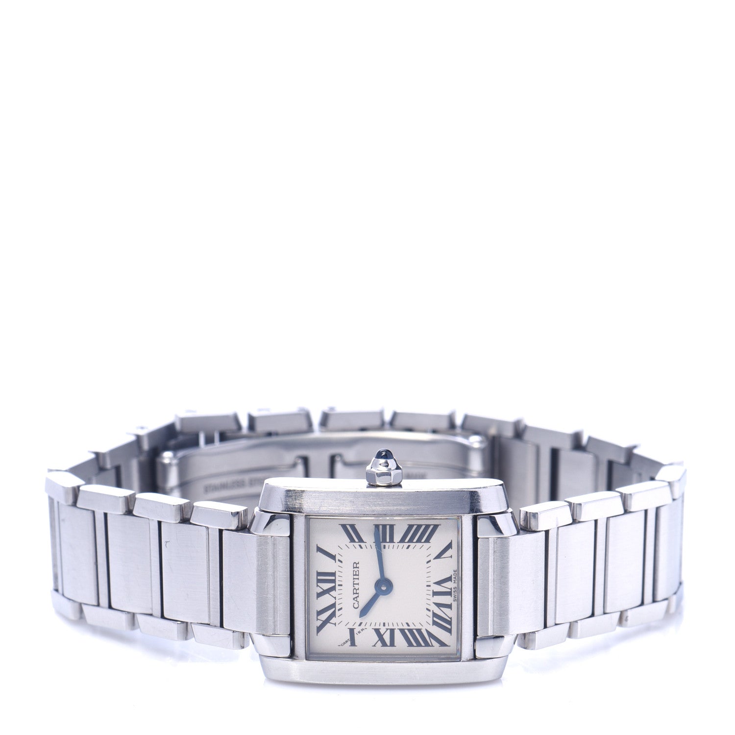 Cartier Stainless Steel 20mm Tank Francaise Quartz Watch 2 of 7