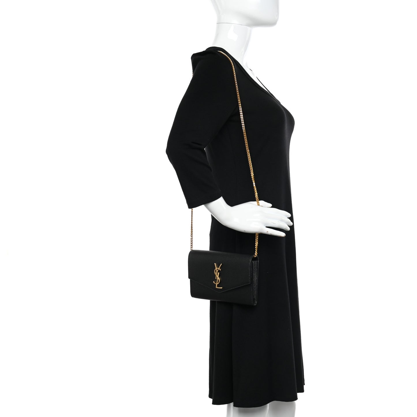 Grain de Poudre Uptown Chain Wallet Black