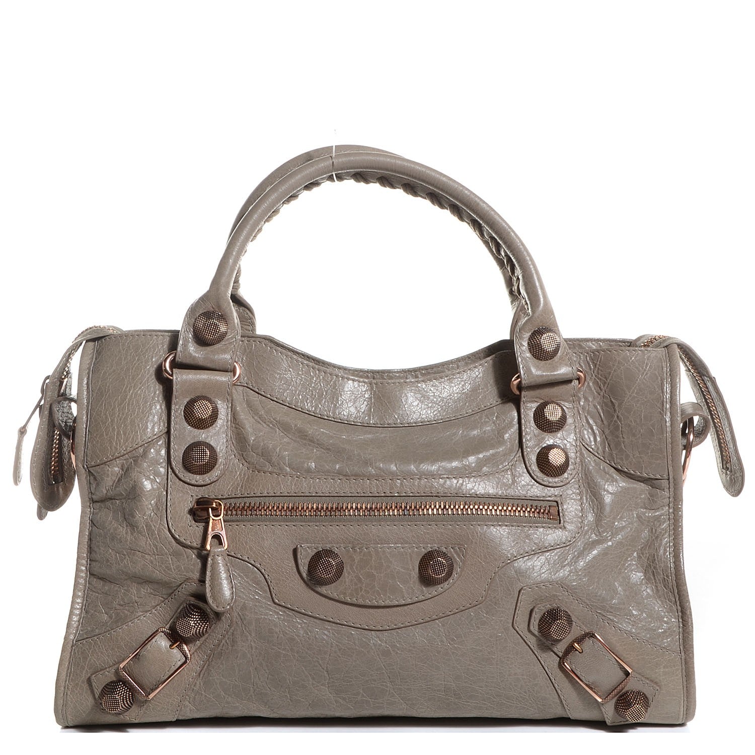 Balenciaga Agneau Giant 21 Rose Gold Hardware City Papyrus 1 of 12