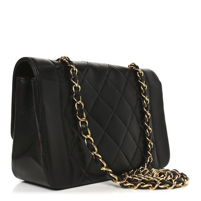 Chanel Lambskin Quilted Small Single Flap Black 3 of 9