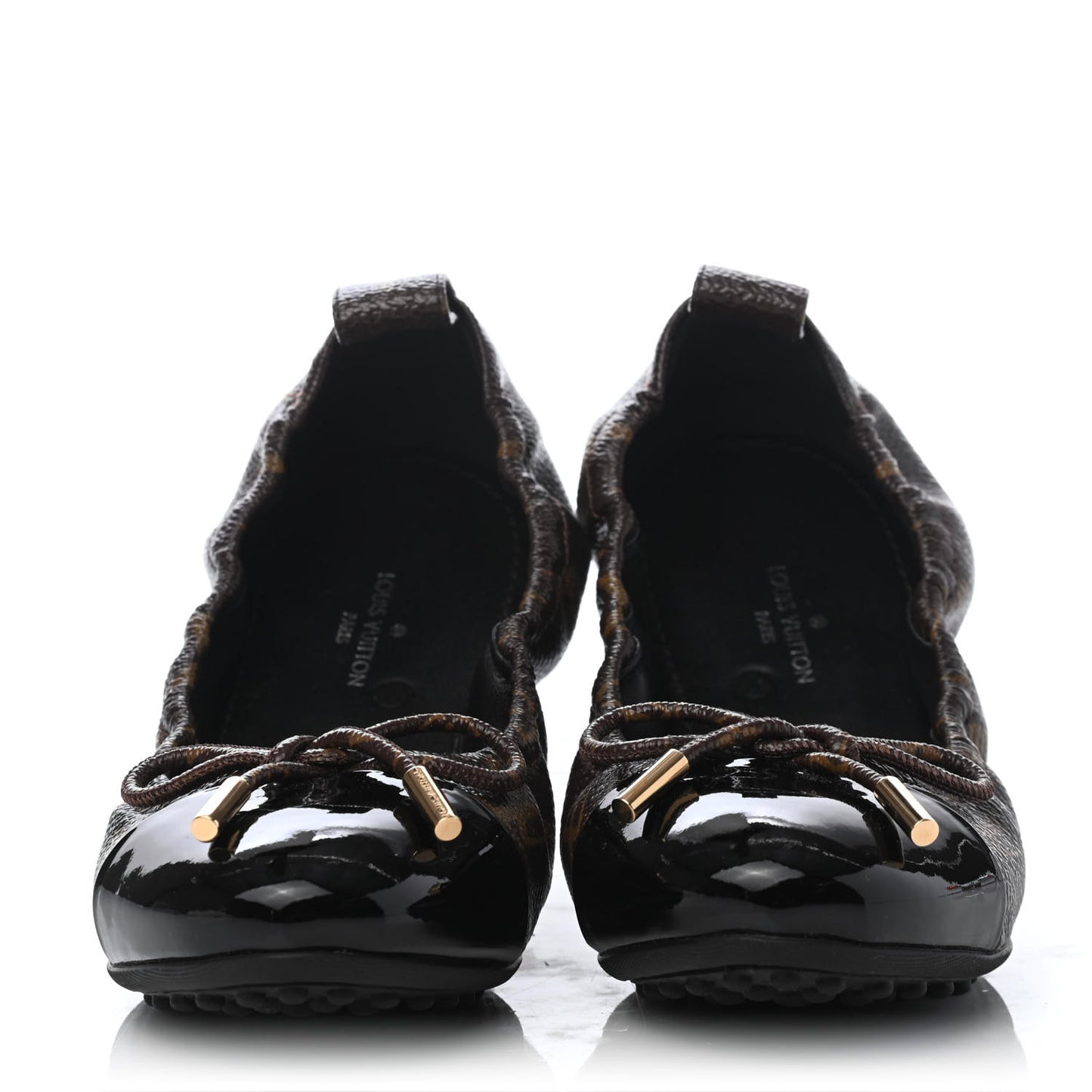Monogram Flirty Ballerina Flats 34 Black
