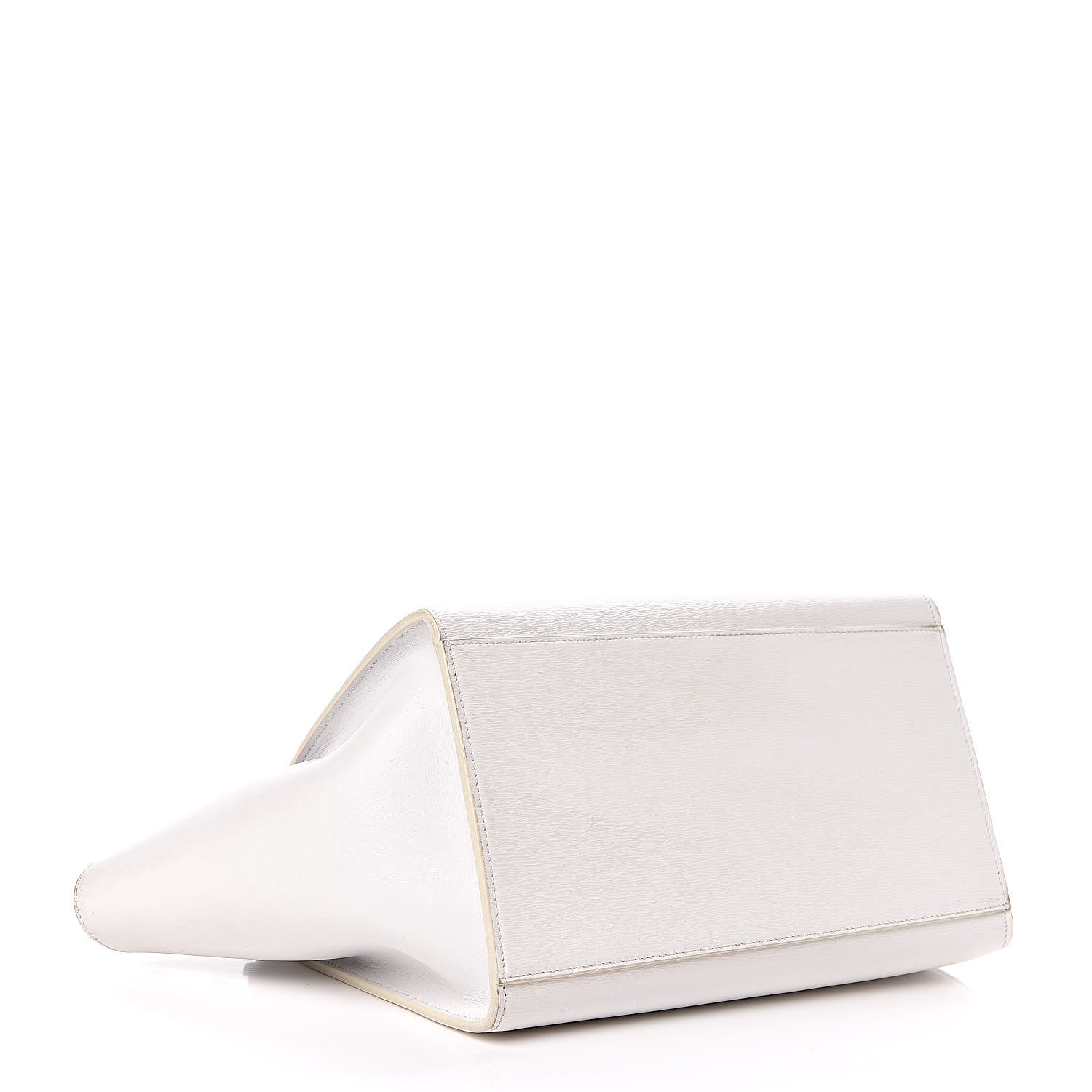 Celine Liege Calfskin Small Trapeze White 4 of 15