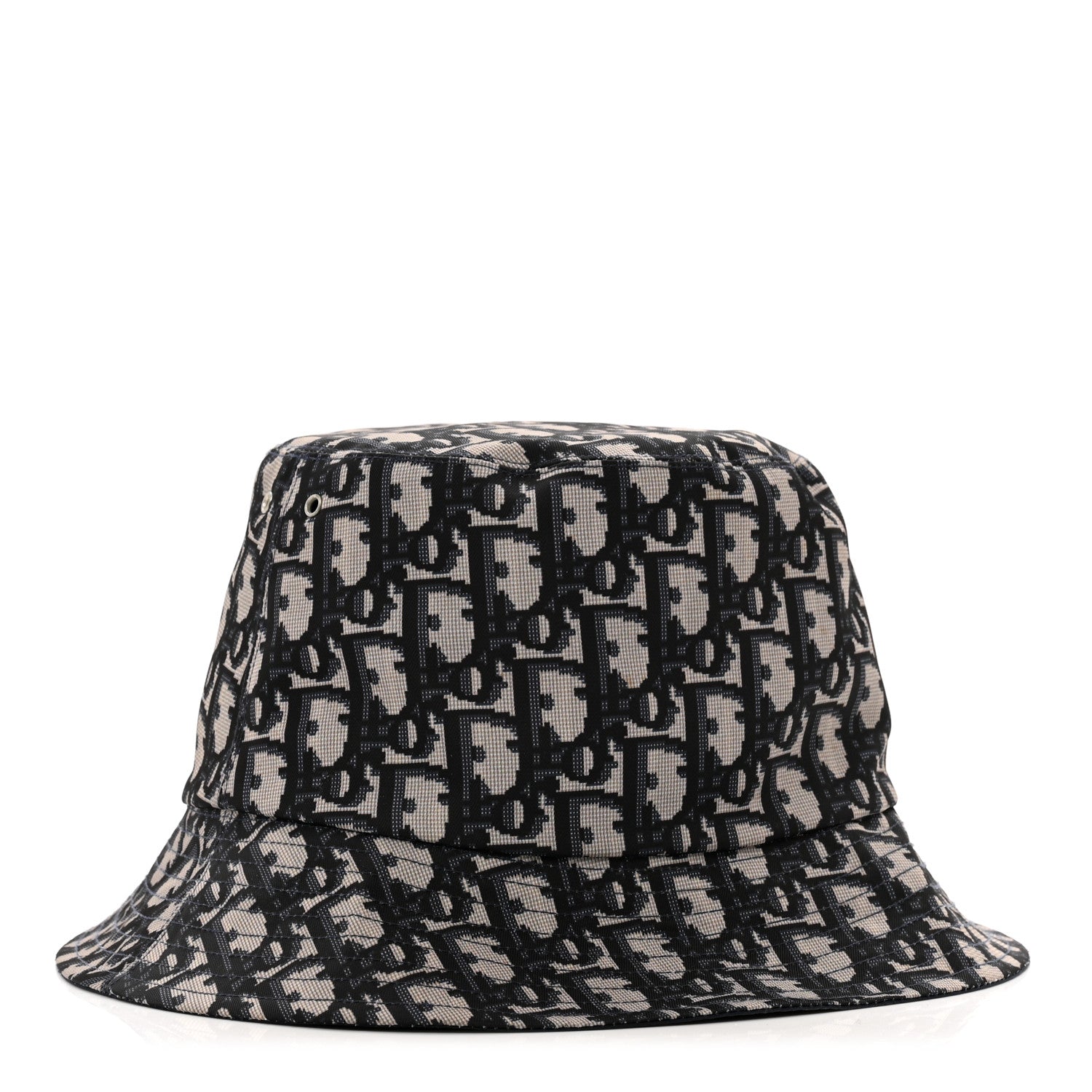 Christian Dior Oblique Jacquard Bucket Hat Blue 1 of 10