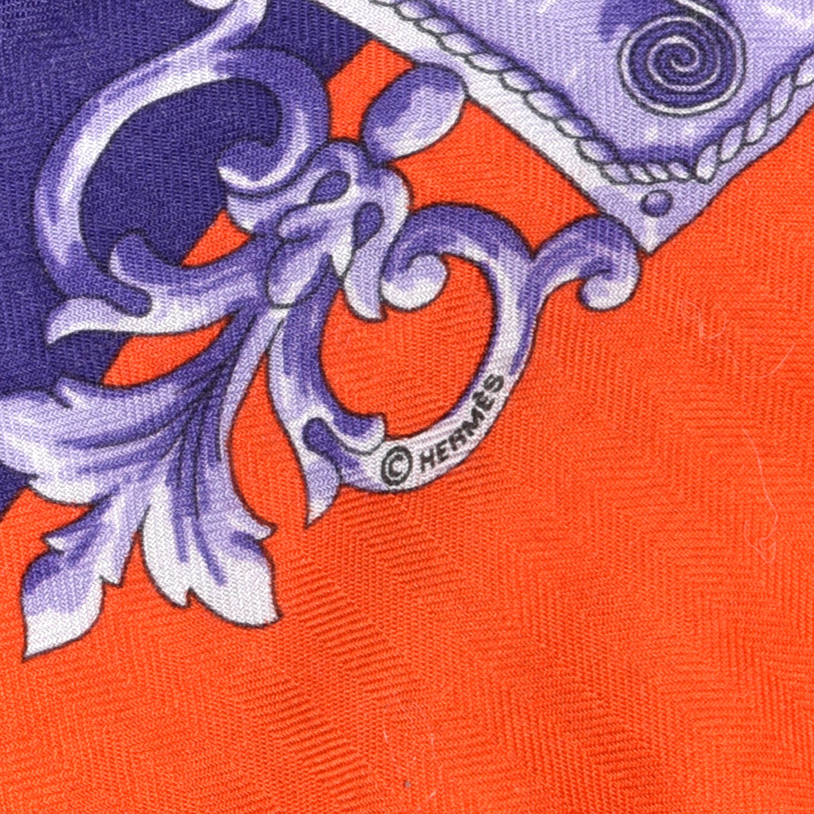 Hermes Silk Cashmere Muffler 3 of 11