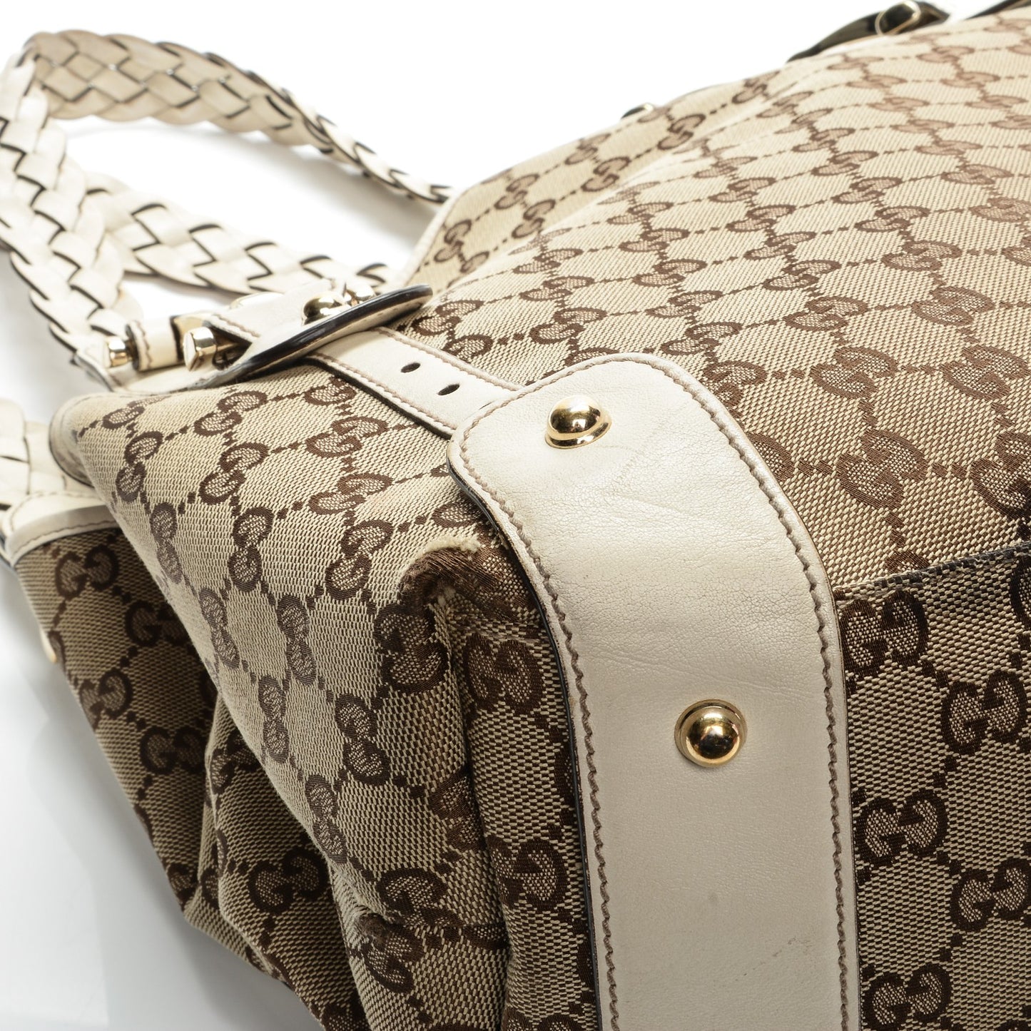 Monogram Medium Pelham Shoulder Bag Off White