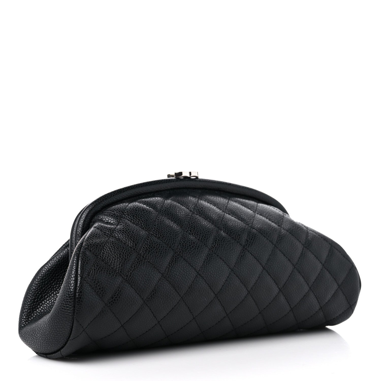 Chanel Caviar Quilted Timeless Clutch Black 3 of 9