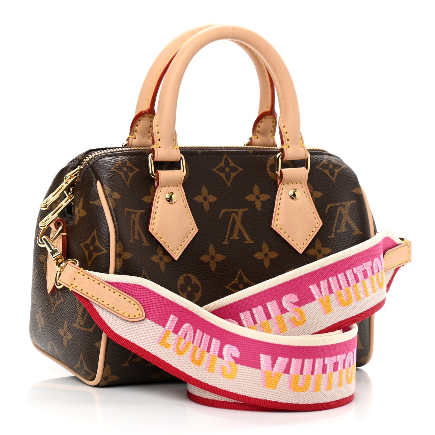 Monogram Speedy Bandouliere 20 Fuchsia