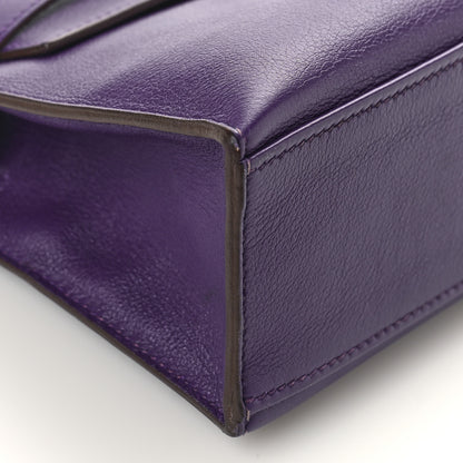 Hermes Swift Kelly Pochette Clutch Iris 7 of 14
