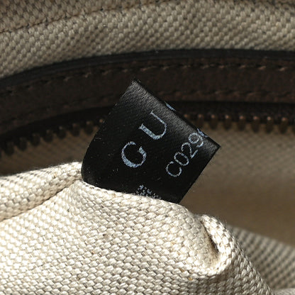 Gucci Soft GG Supreme Monogram Medium Ophidia Belt Bag Dark Brown 8 of 9