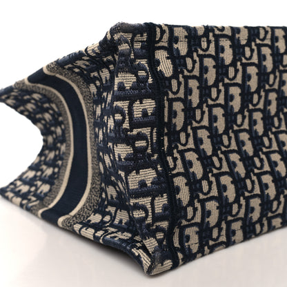 Christian Dior Oblique Medium Book Tote Blue Multicolor 9 of 12