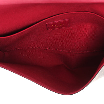 Louis Vuitton Monogram Pochette Felicie Chain Wallet Fuchsia 5 of 16